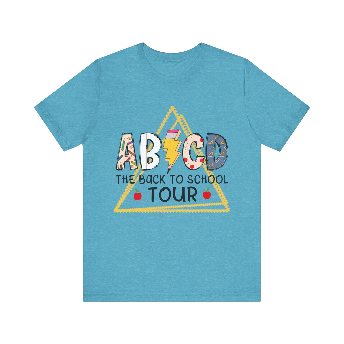 ABCD The Back to School Tour (front/back) Jersey Short Sleeve Tee