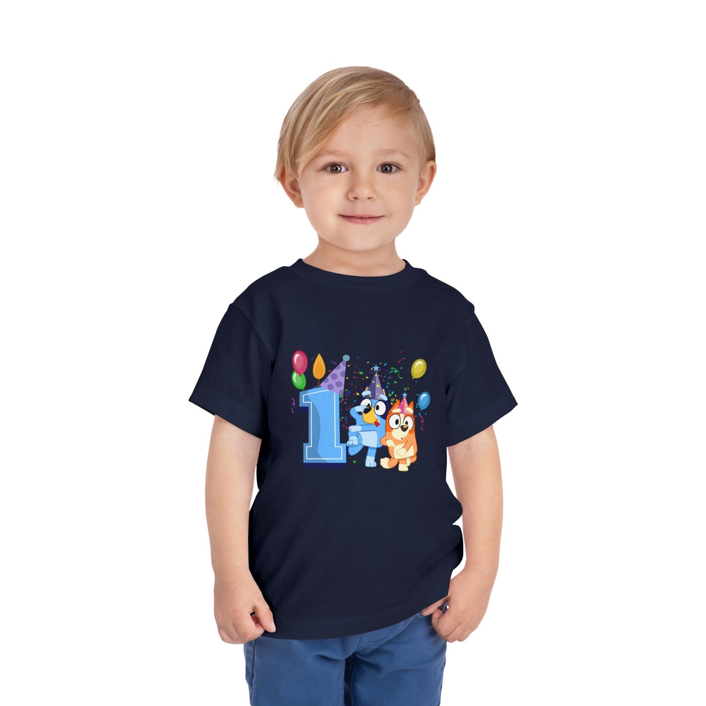 1st Birthday Toddler Short Sleeve Tee
