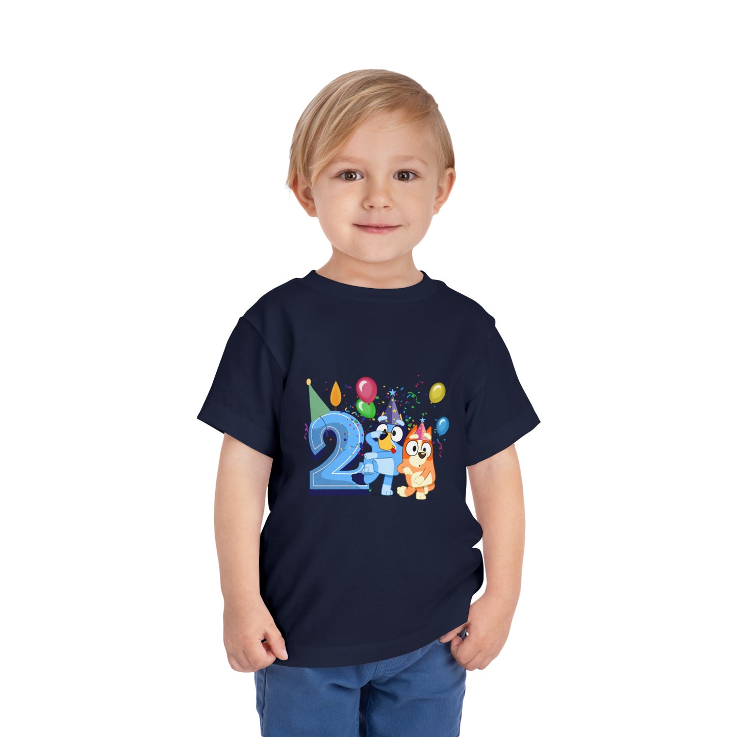 2nd Birthday Toddler Short Sleeve Tee