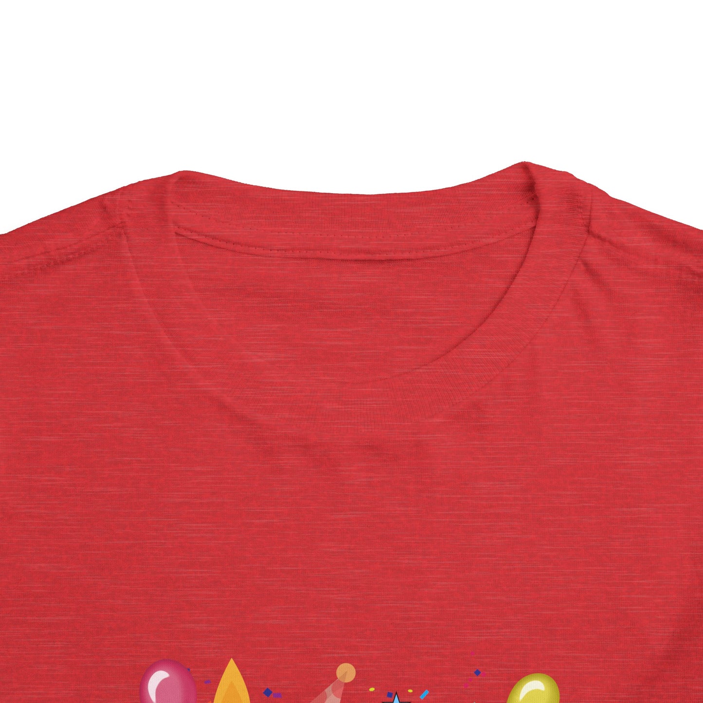 5th Birthday Toddler Short Sleeve Tee