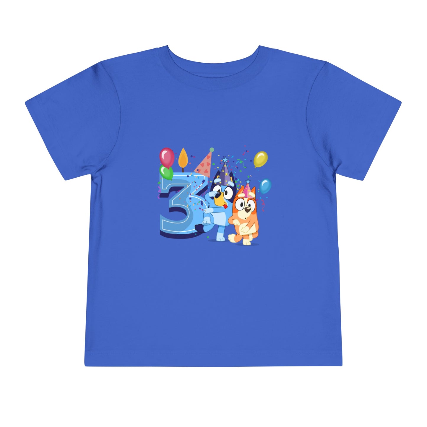 3rd Birthday Toddler Short Sleeve Tee
