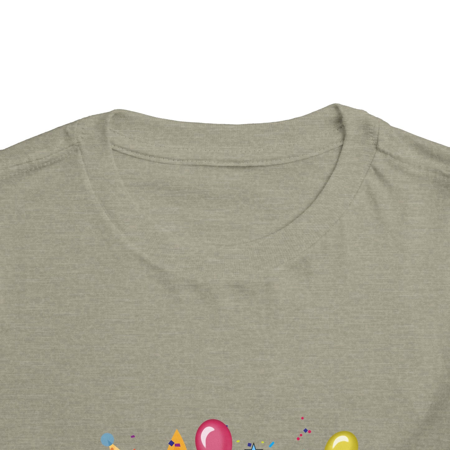 4th Birthday Toddler Short Sleeve Tee