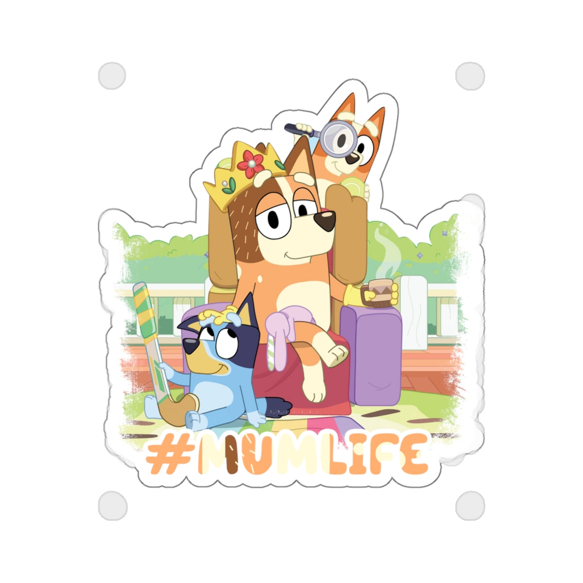 #MUMLIFE Kiss-Cut Stickers