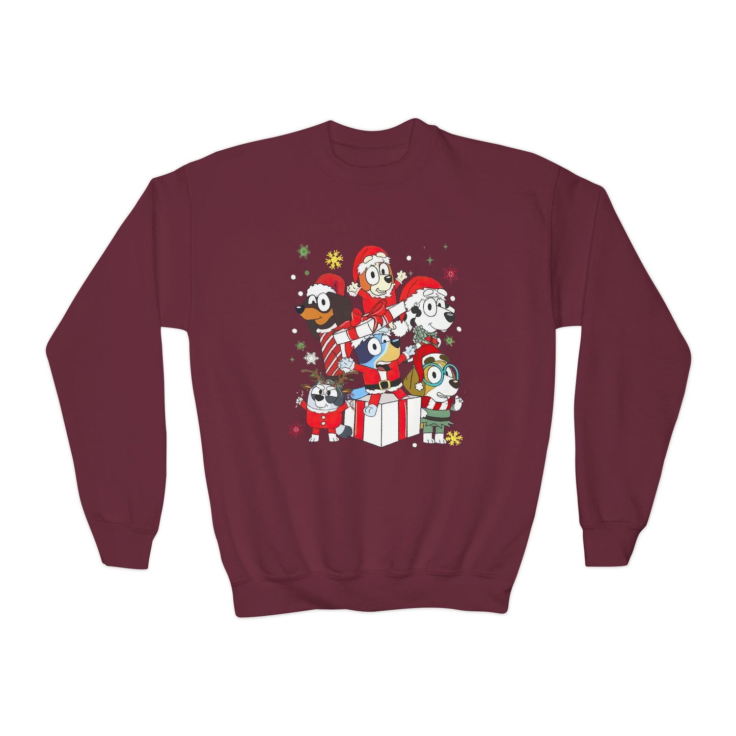 Christmas presents Youth Crewneck Sweatshirt