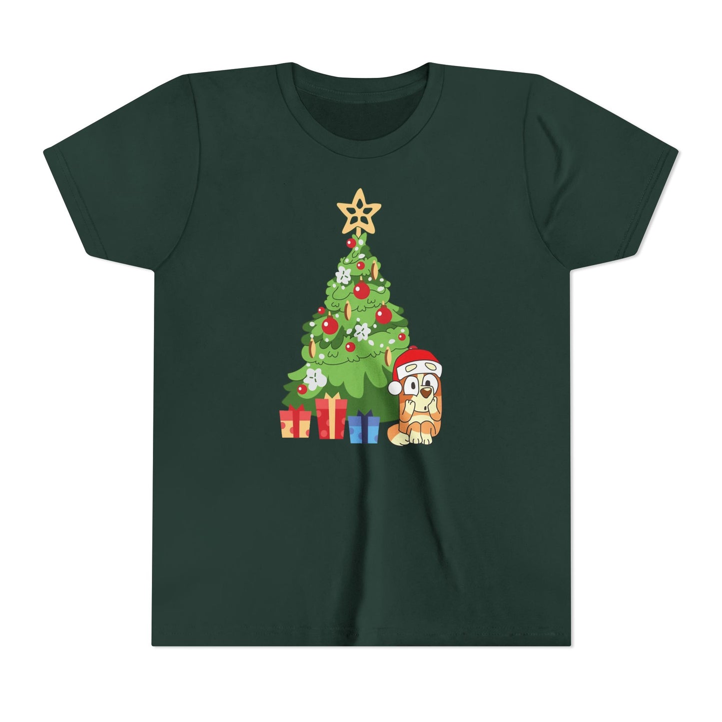 Christmas Tree Bingo Youth Short Sleeve Tee