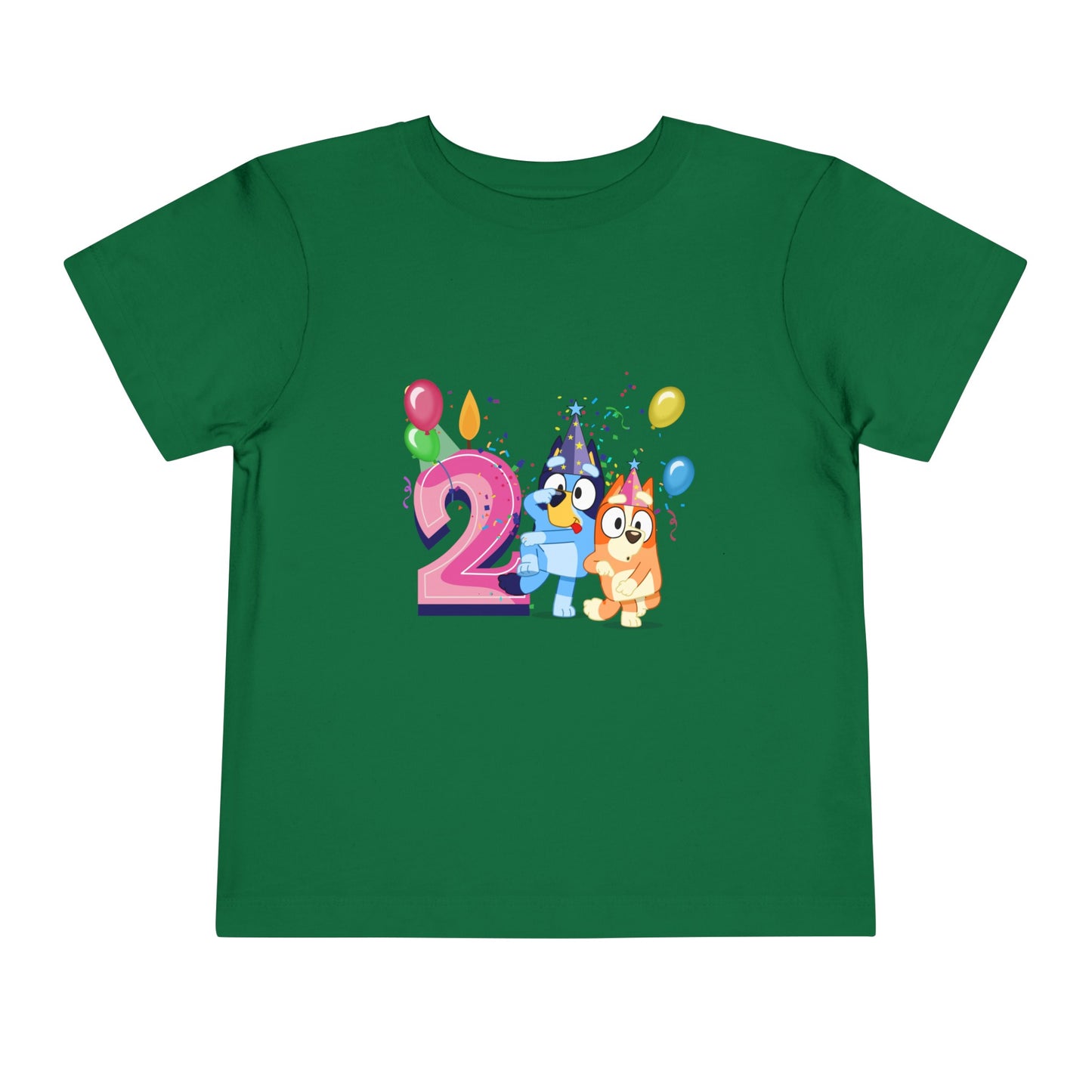 2nd Birthday Toddler Short Sleeve Tee