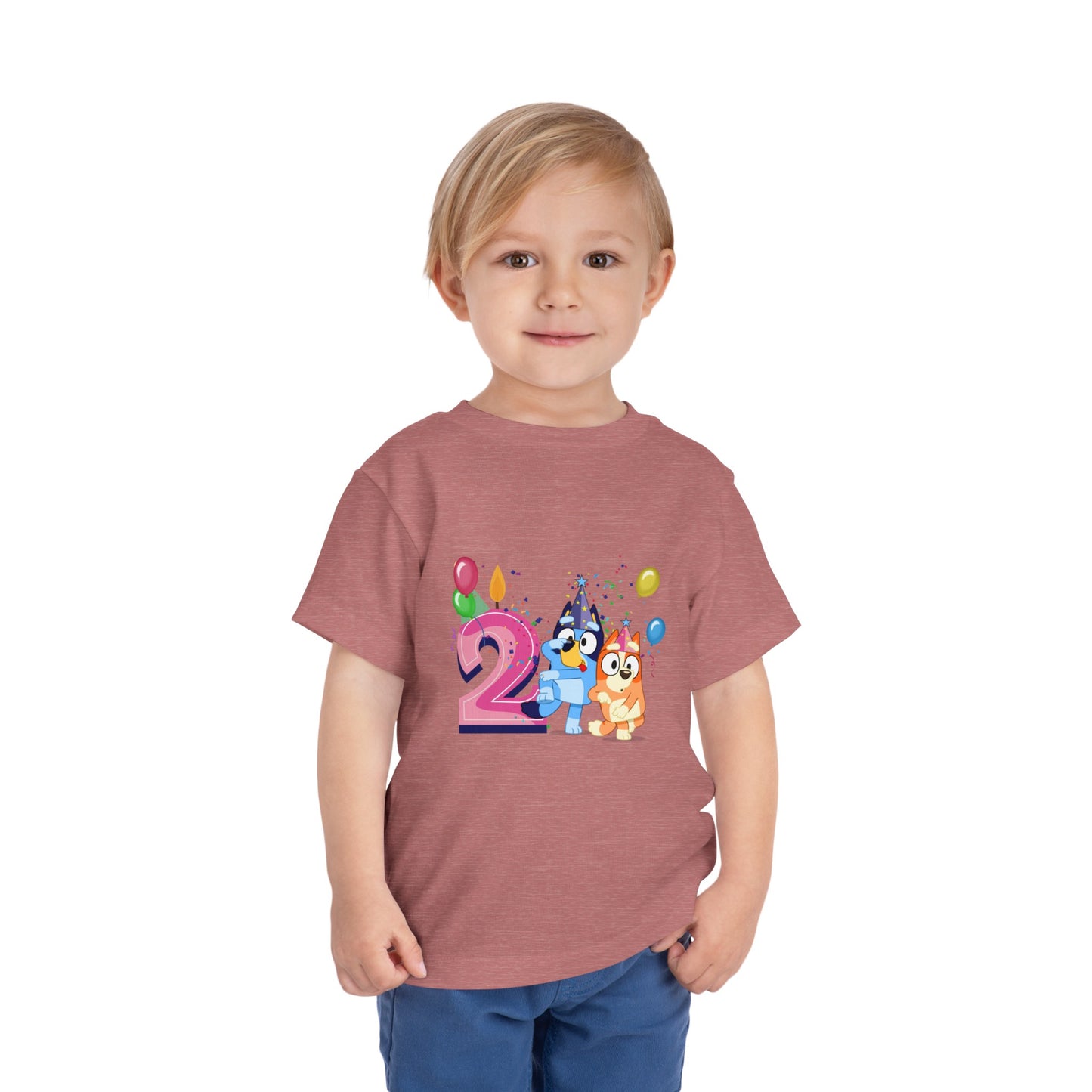 2nd Birthday Toddler Short Sleeve Tee