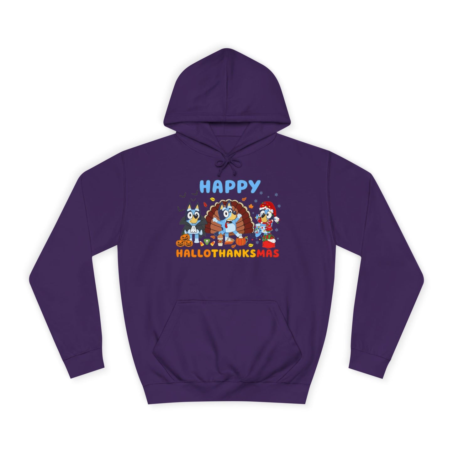 Happy Hallothanksmas College Hoodie
