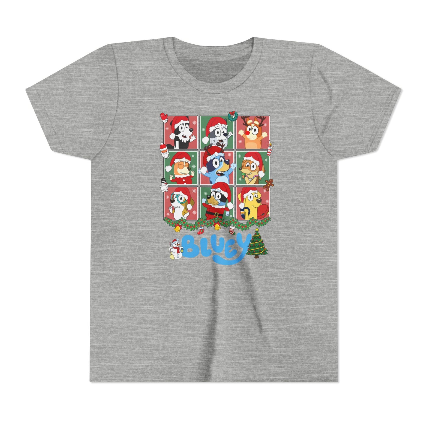 Christmas Polaroids Youth Short Sleeve Tee