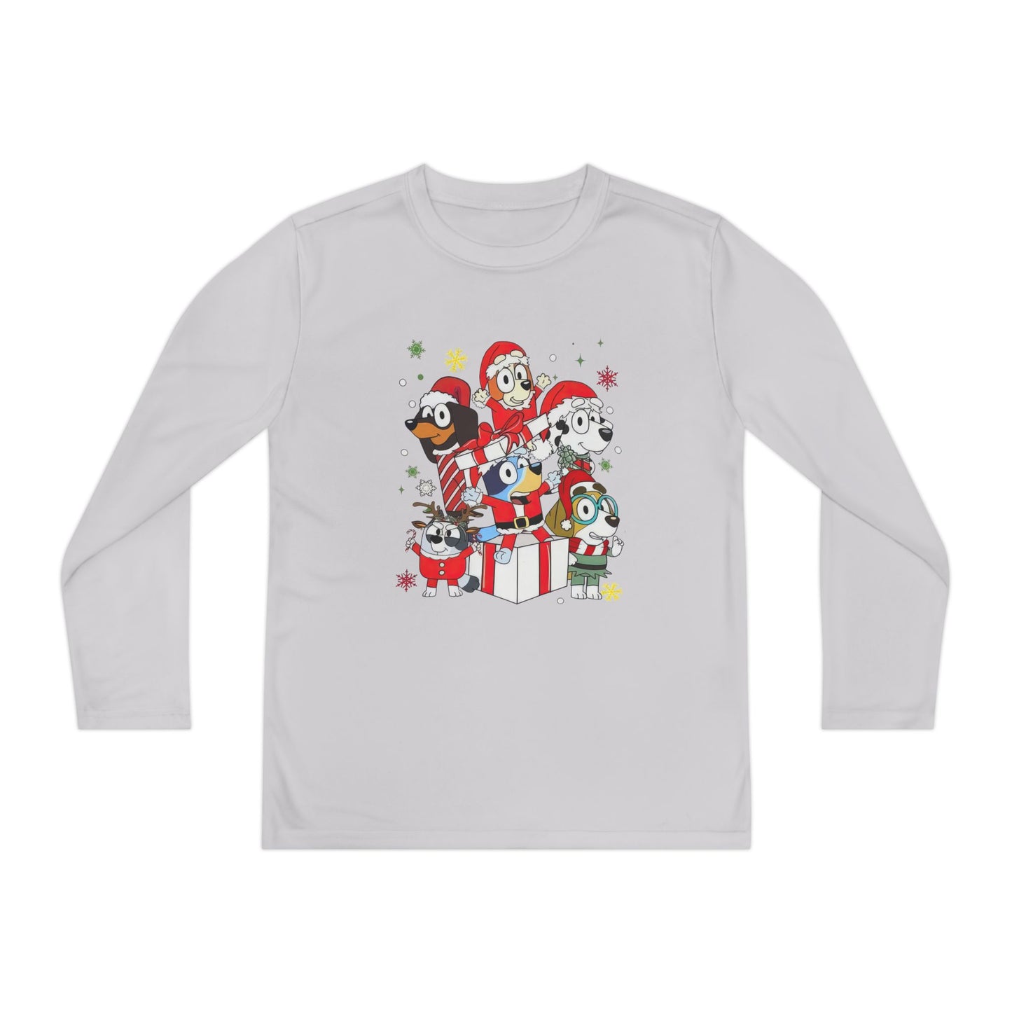 Christmas presents Youth Long Sleeve Competitor Tee