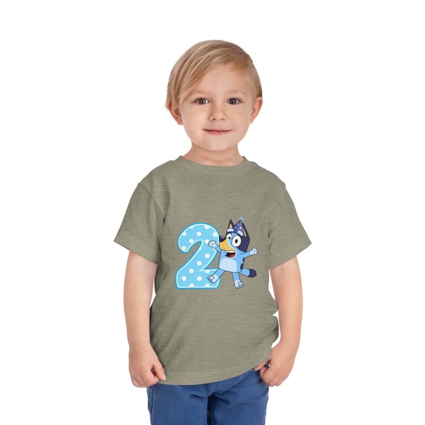 #2 Birthday Toddler Short Sleeve Tee