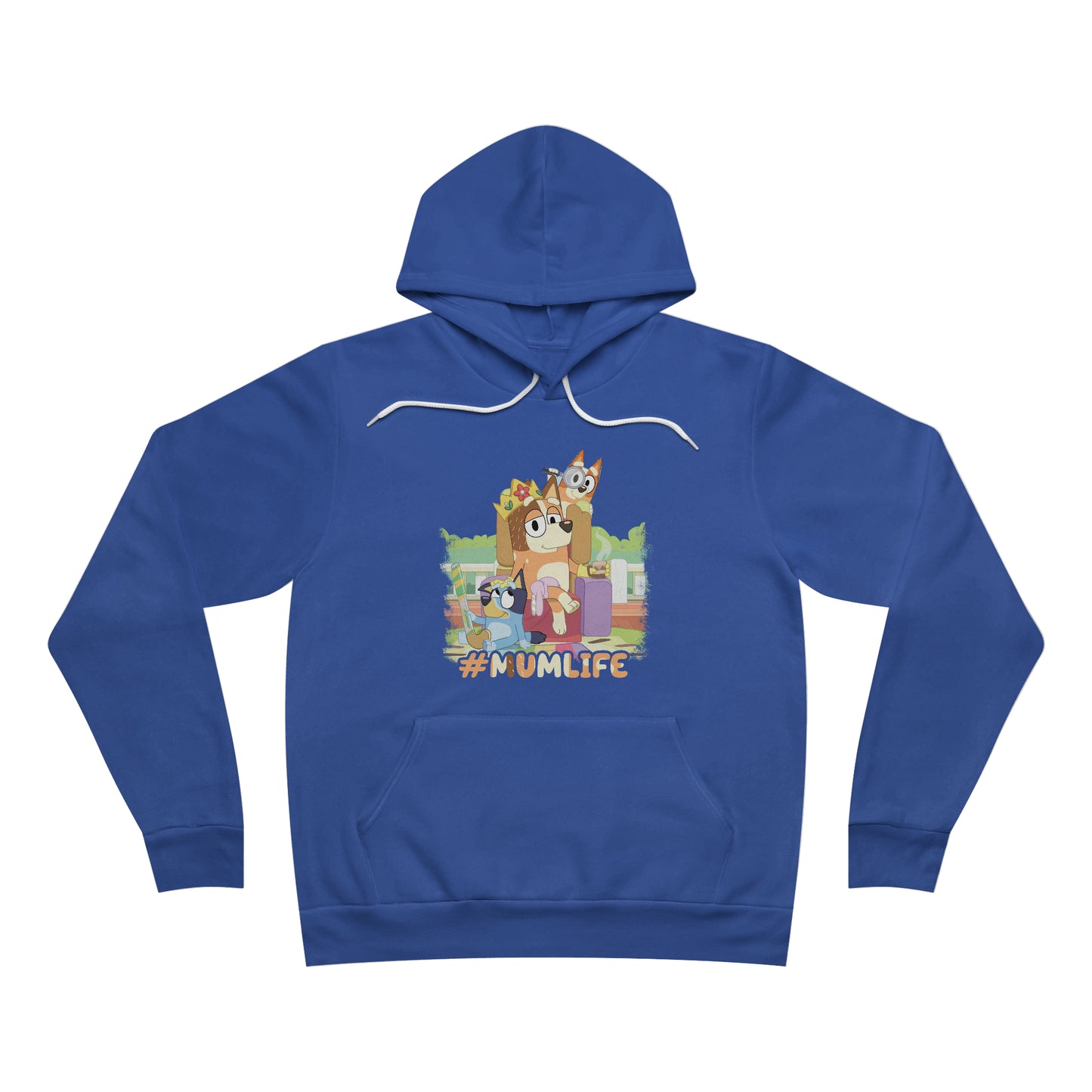 #Mumlife Bluey Fleece Pullover Hoodie