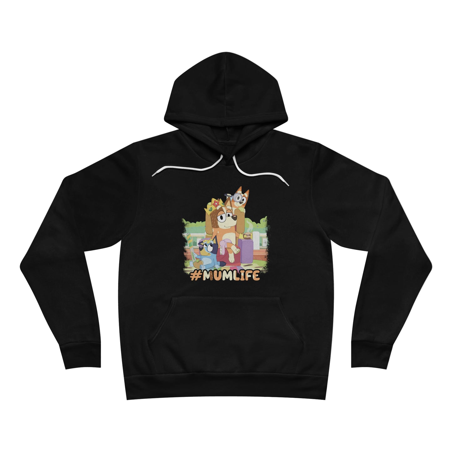 #Mumlife Bluey Fleece Pullover Hoodie