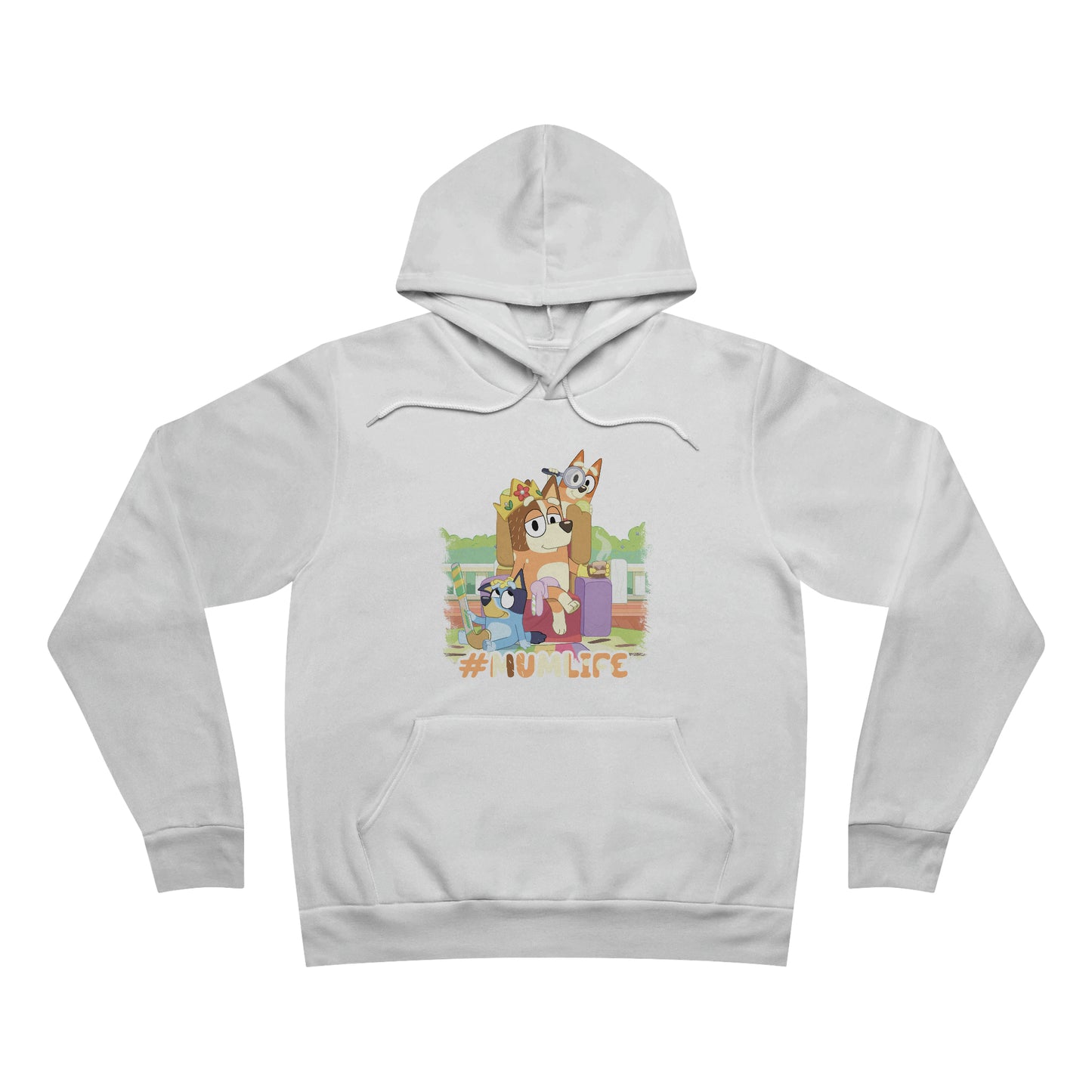#Mumlife Bluey Fleece Pullover Hoodie