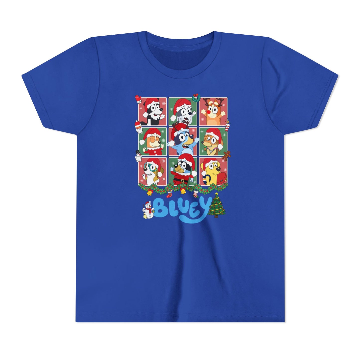 Christmas Polaroids Youth Short Sleeve Tee
