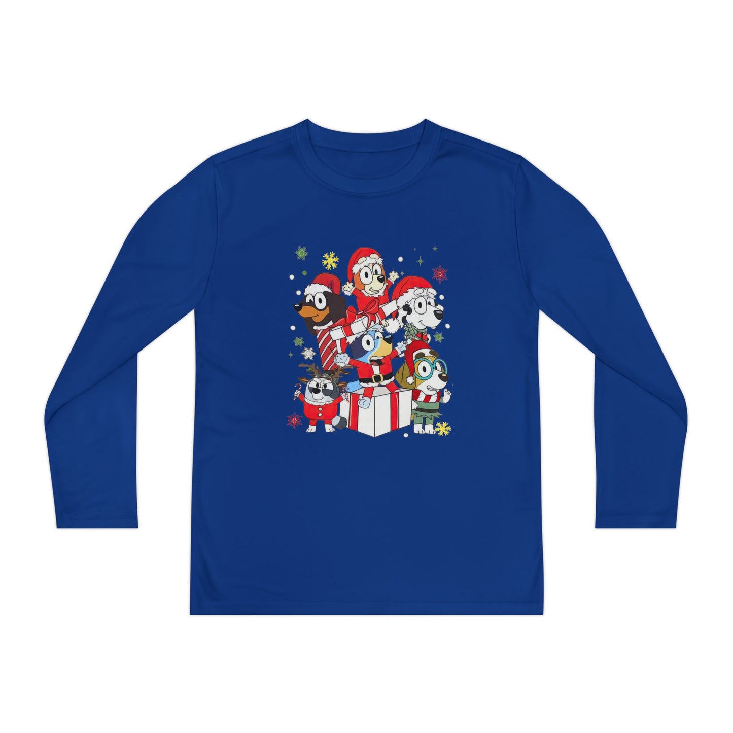 Christmas presents Youth Long Sleeve Competitor Tee