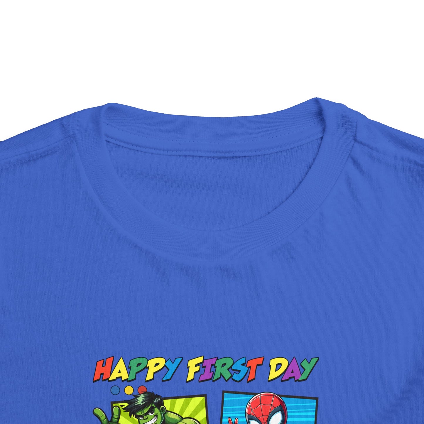 Happy First Day of School Toddler Short Sleeve Tee
