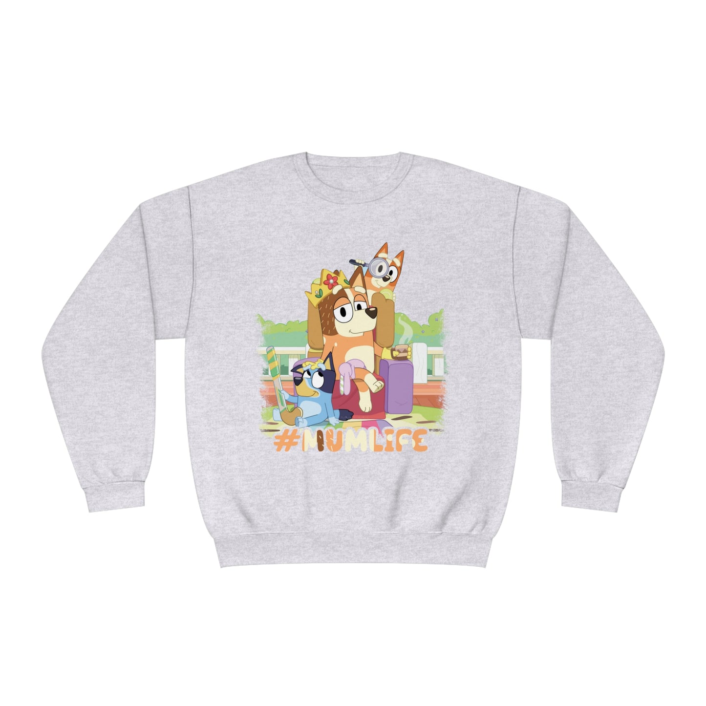 #Mumlife Bluey Crewneck Sweatshirt