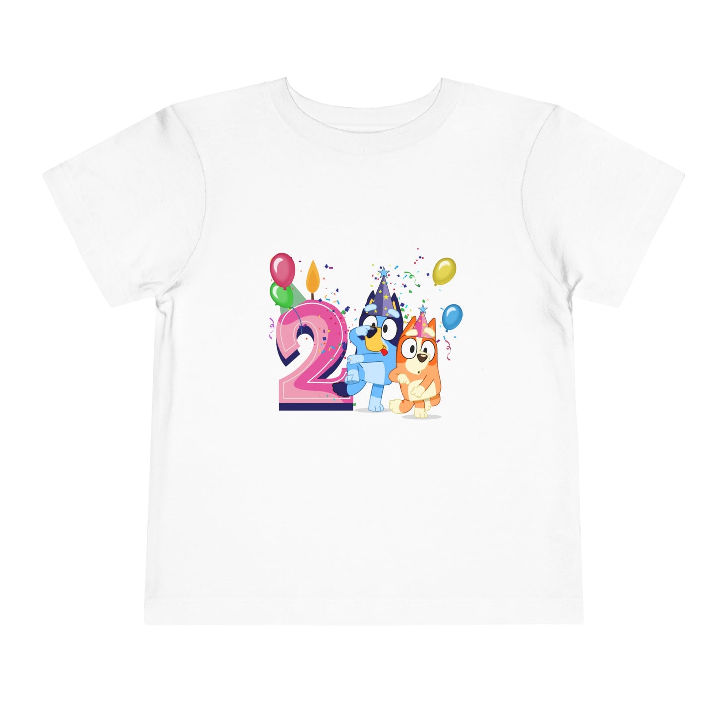 2nd Birthday Toddler Short Sleeve Tee