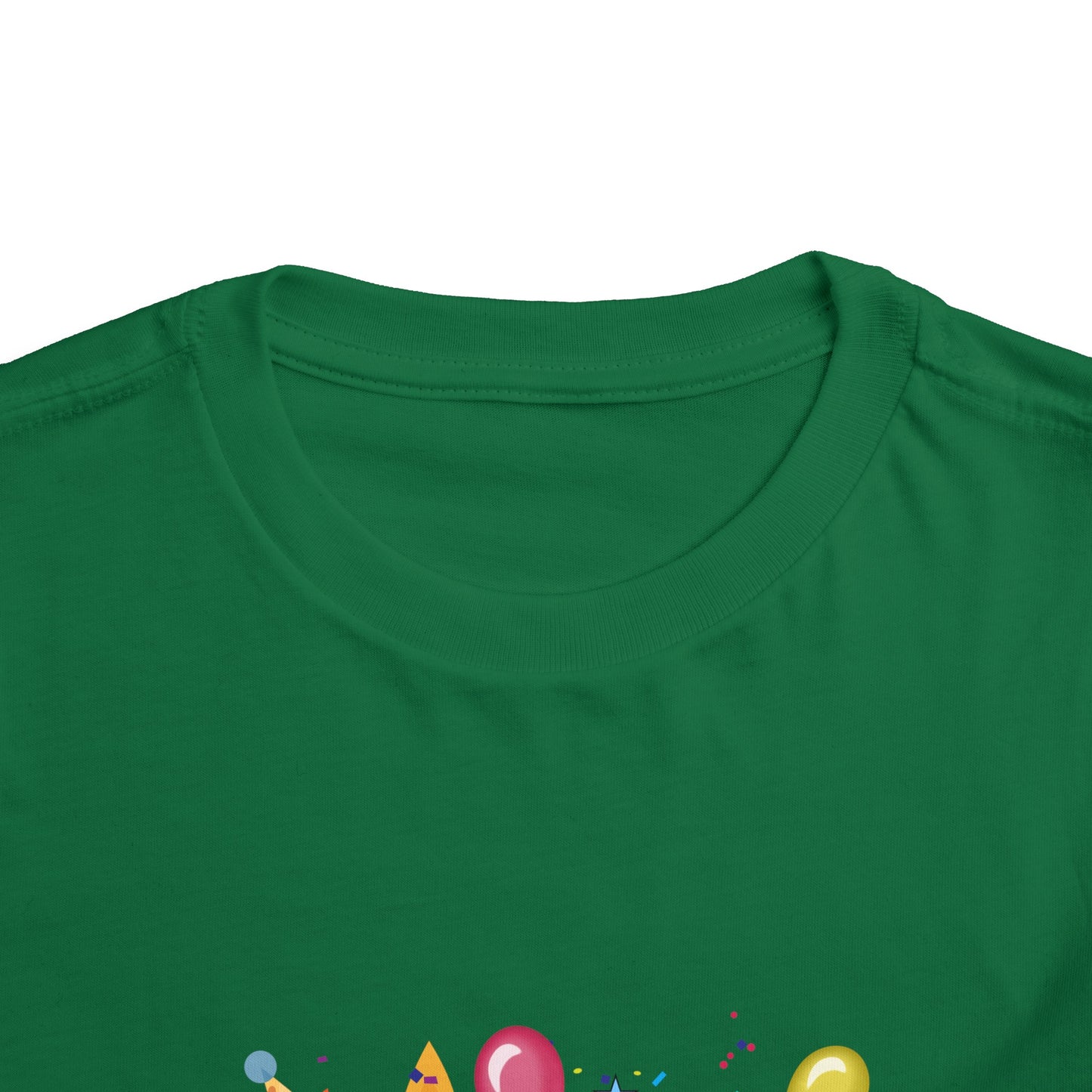 4th Birthday Toddler Short Sleeve Tee