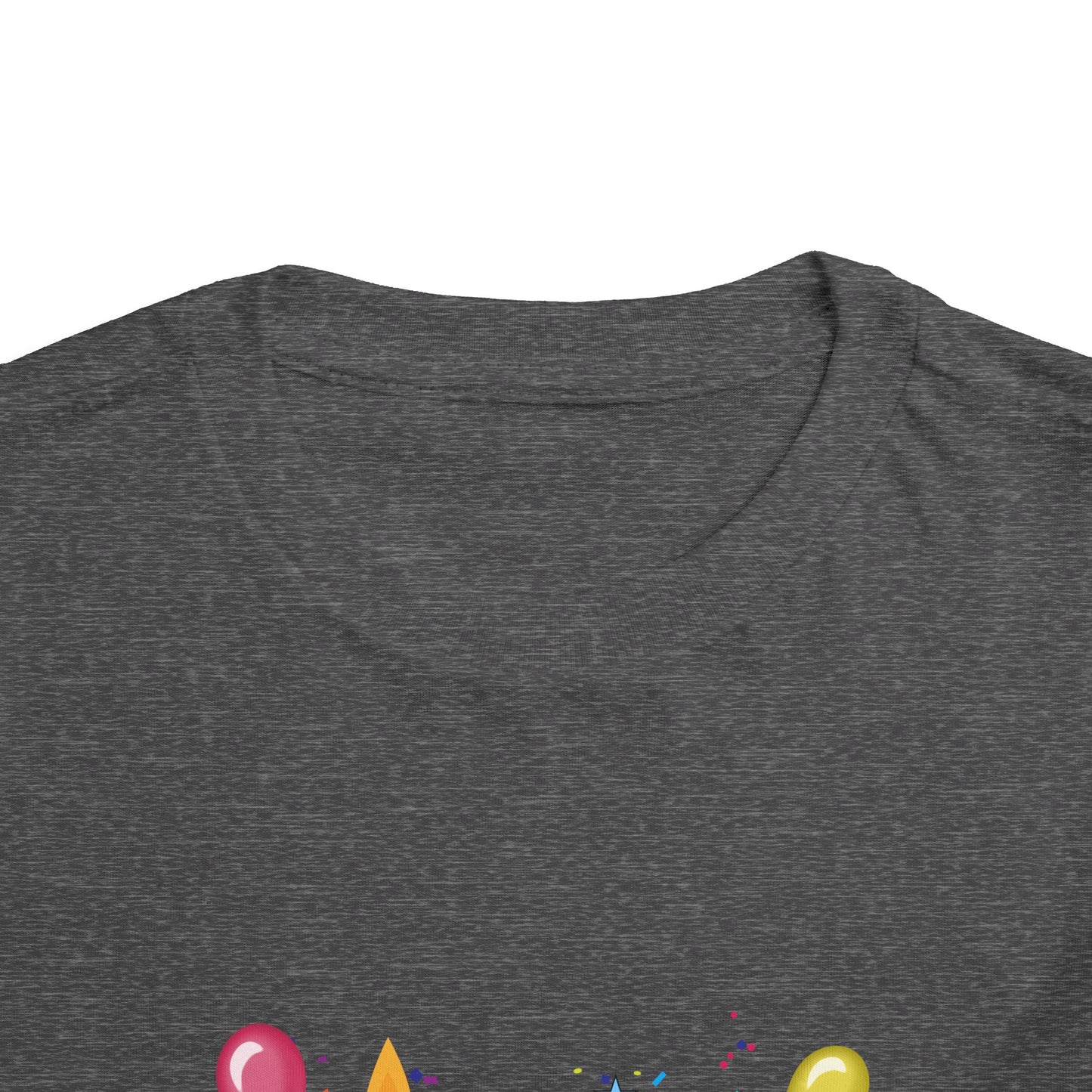 6th Birthday Toddler Short Sleeve Tee