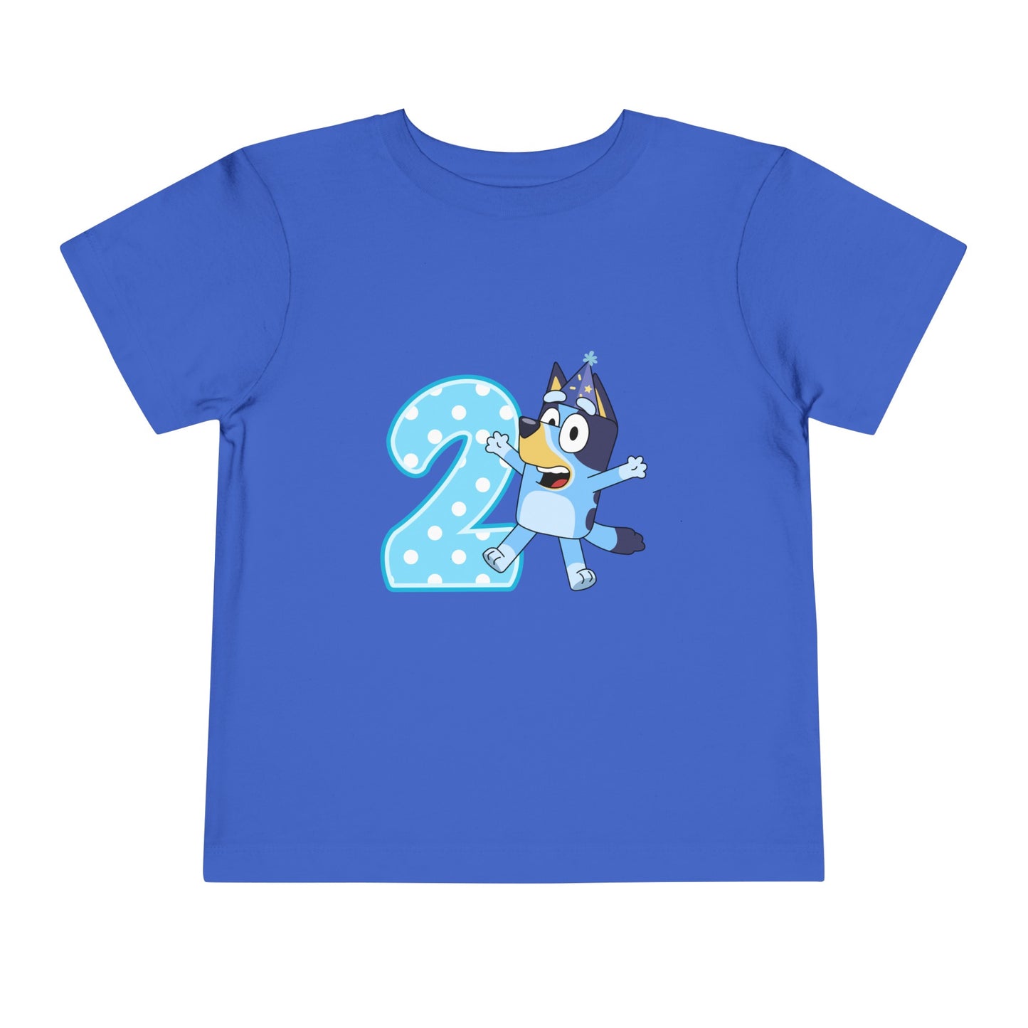 #2 Birthday Toddler Short Sleeve Tee
