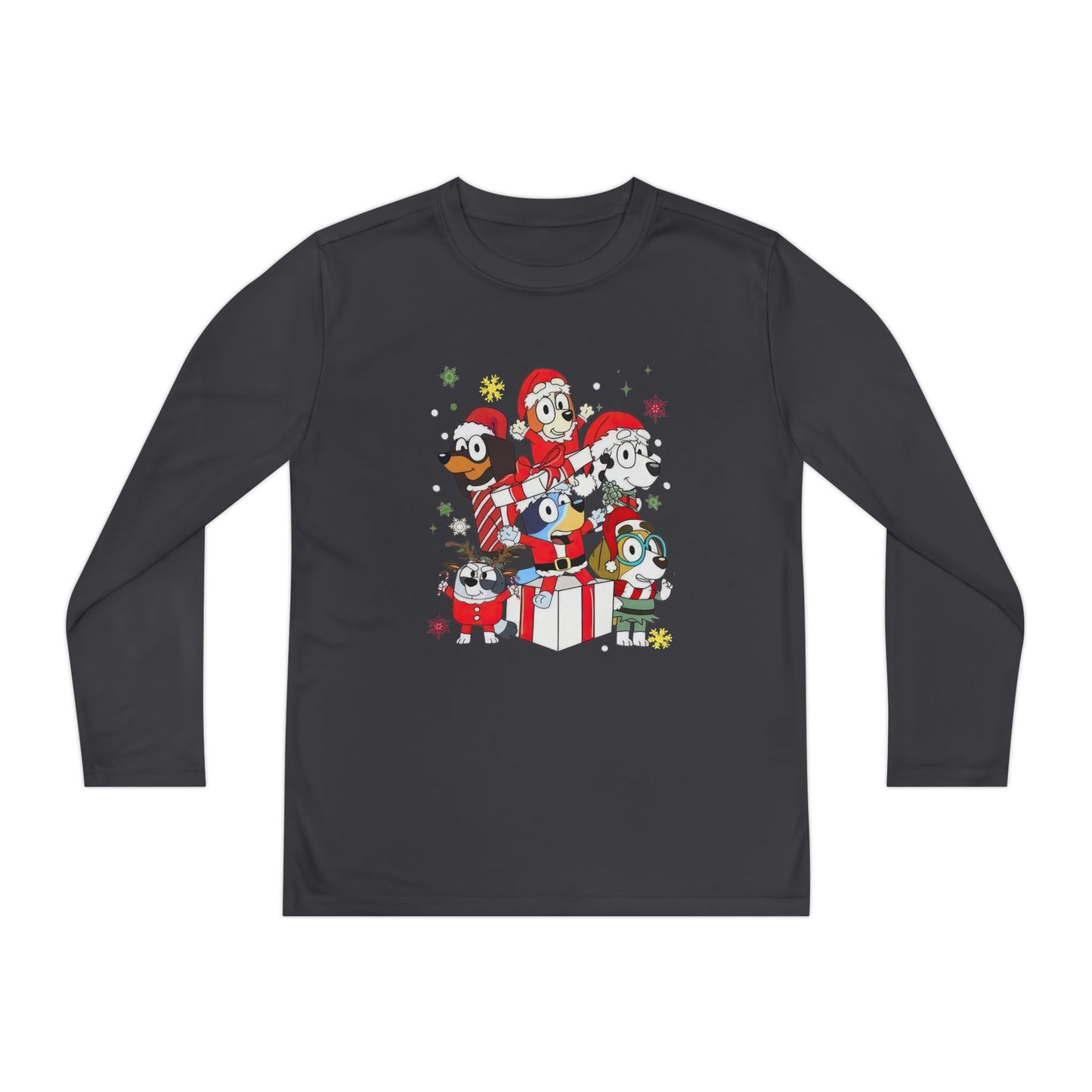 Christmas presents Youth Long Sleeve Competitor Tee