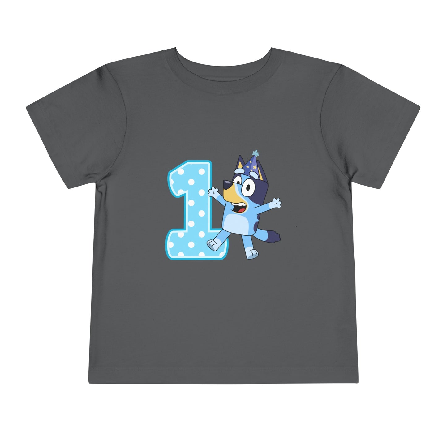 #1 Birthday Toddler Short Sleeve Tee