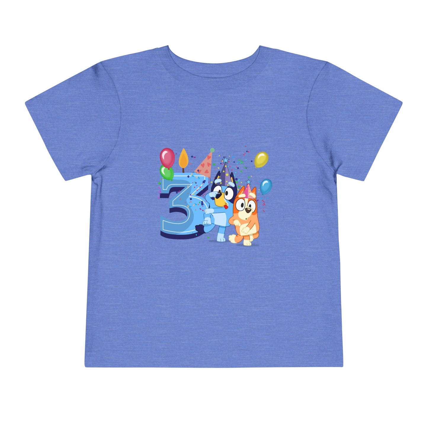 3rd Birthday Toddler Short Sleeve Tee