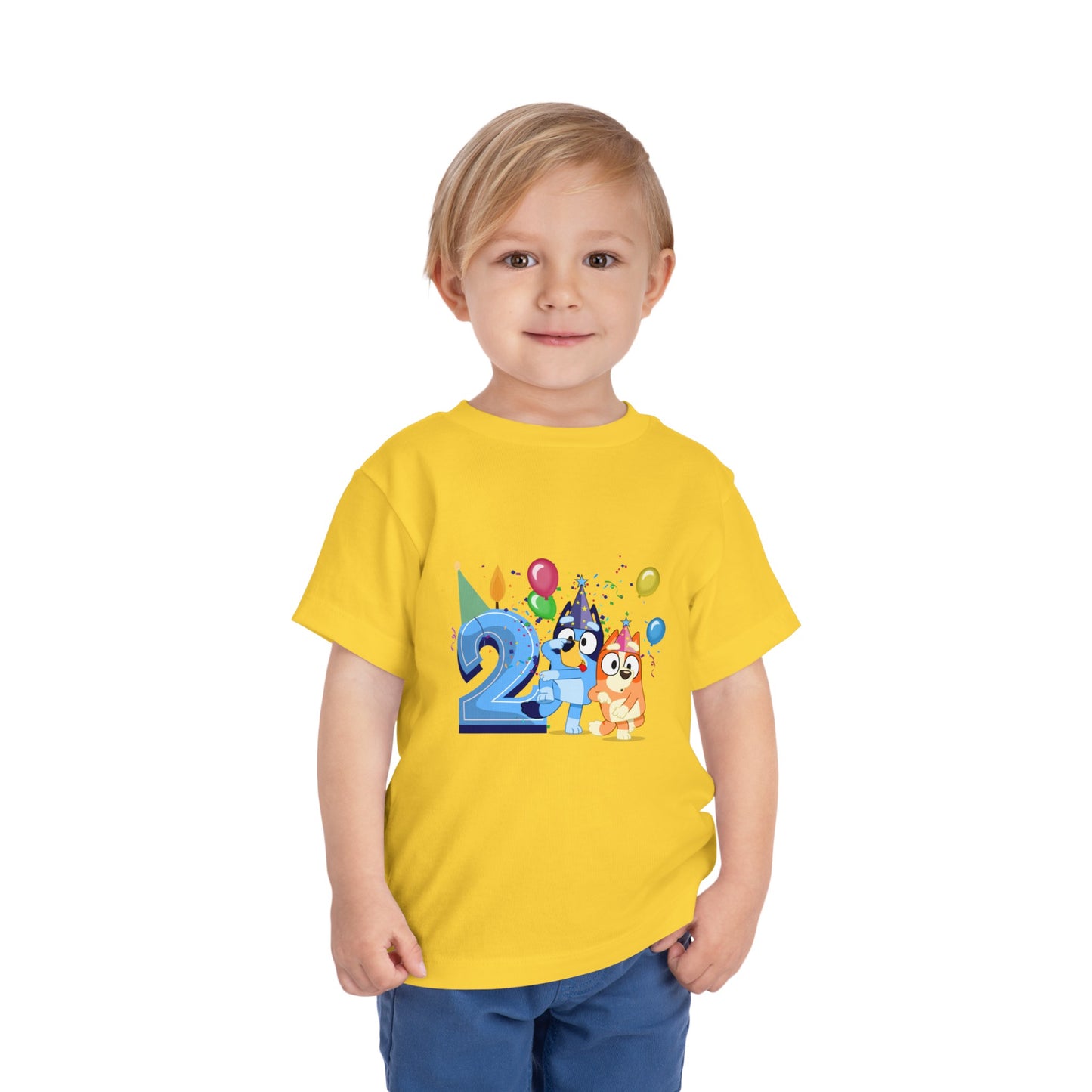 2nd Birthday Toddler Short Sleeve Tee