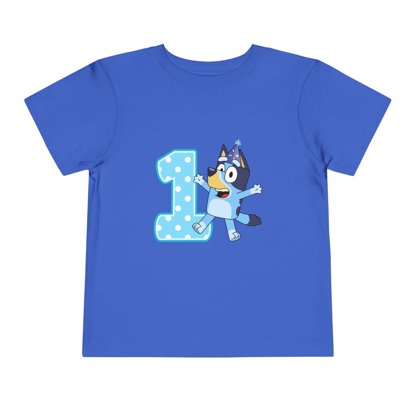 #1 Birthday Toddler Short Sleeve Tee