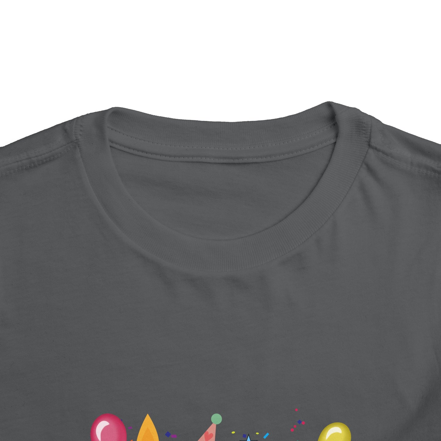3rd Birthday Toddler Short Sleeve Tee