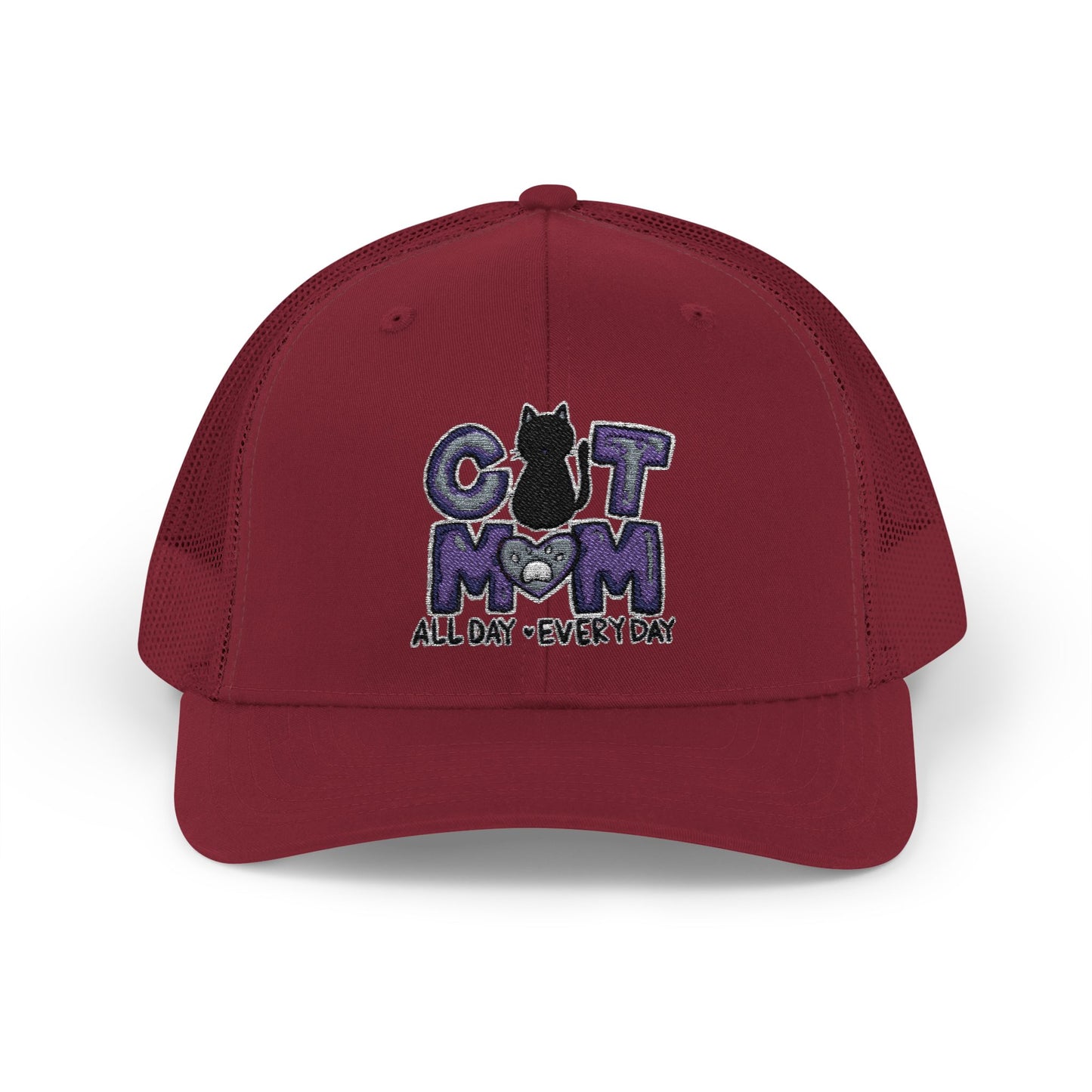 Cat Mom Snapback Trucker Cap