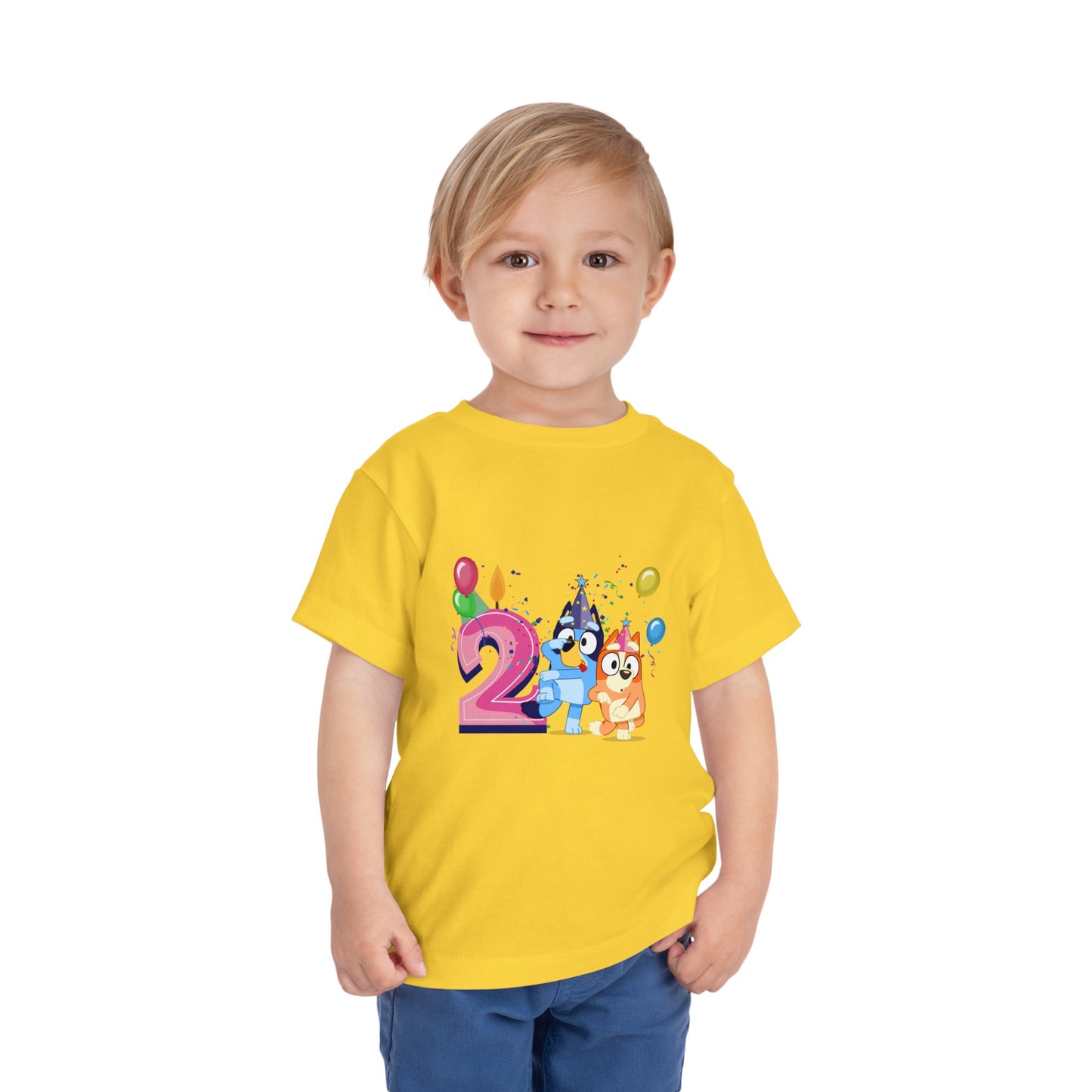 2nd Birthday Toddler Short Sleeve Tee