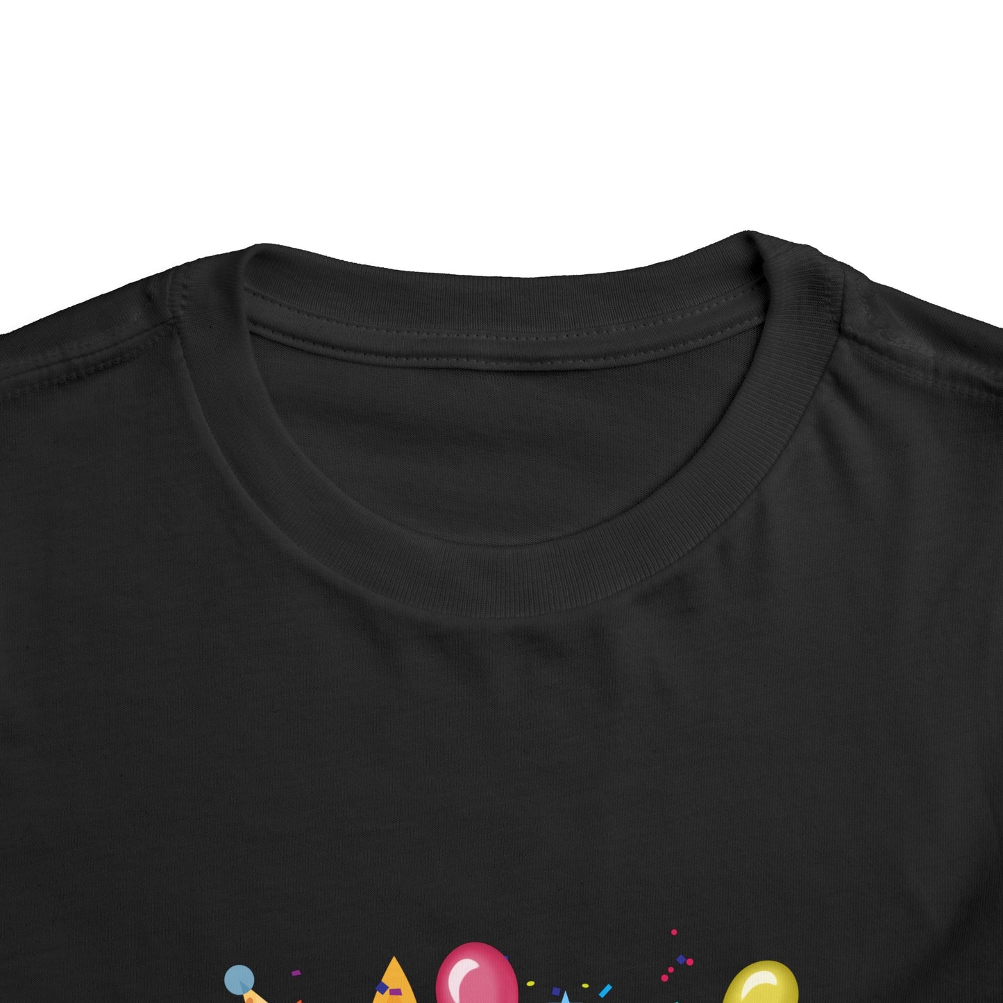 4th Birthday Toddler Short Sleeve Tee