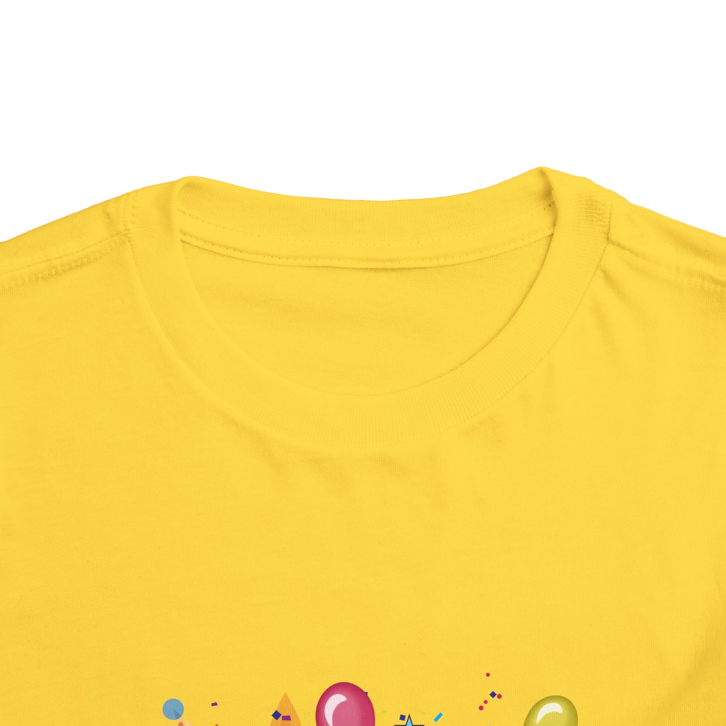 4th Birthday Toddler Short Sleeve Tee