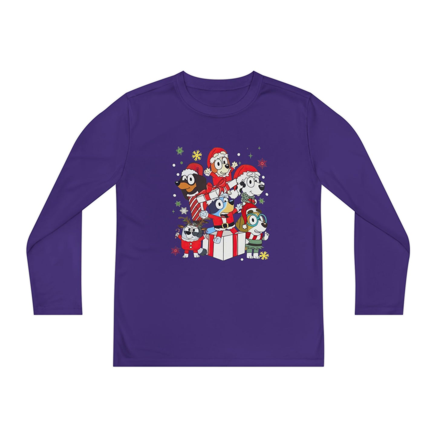 Christmas presents Youth Long Sleeve Competitor Tee