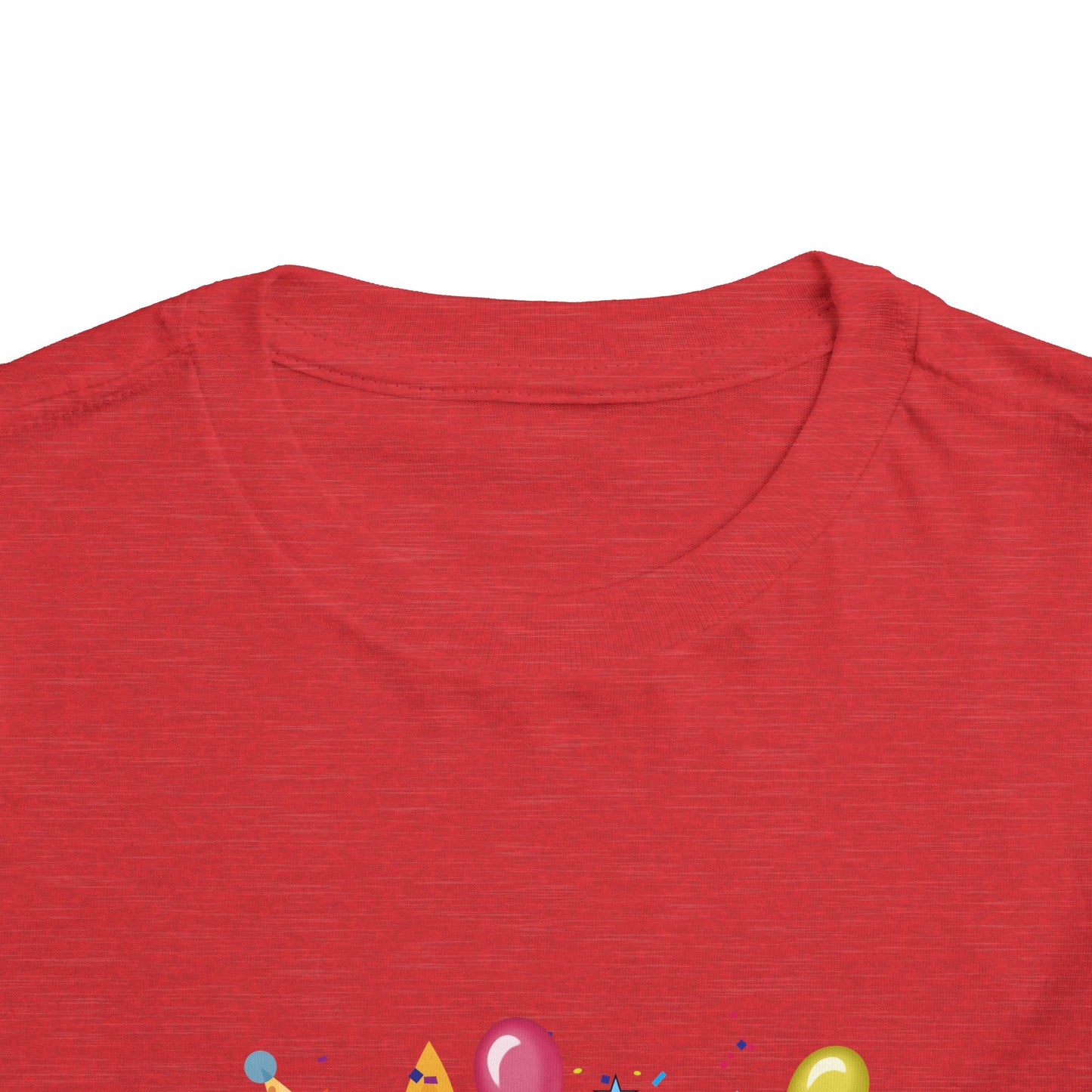 4th Birthday Toddler Short Sleeve Tee