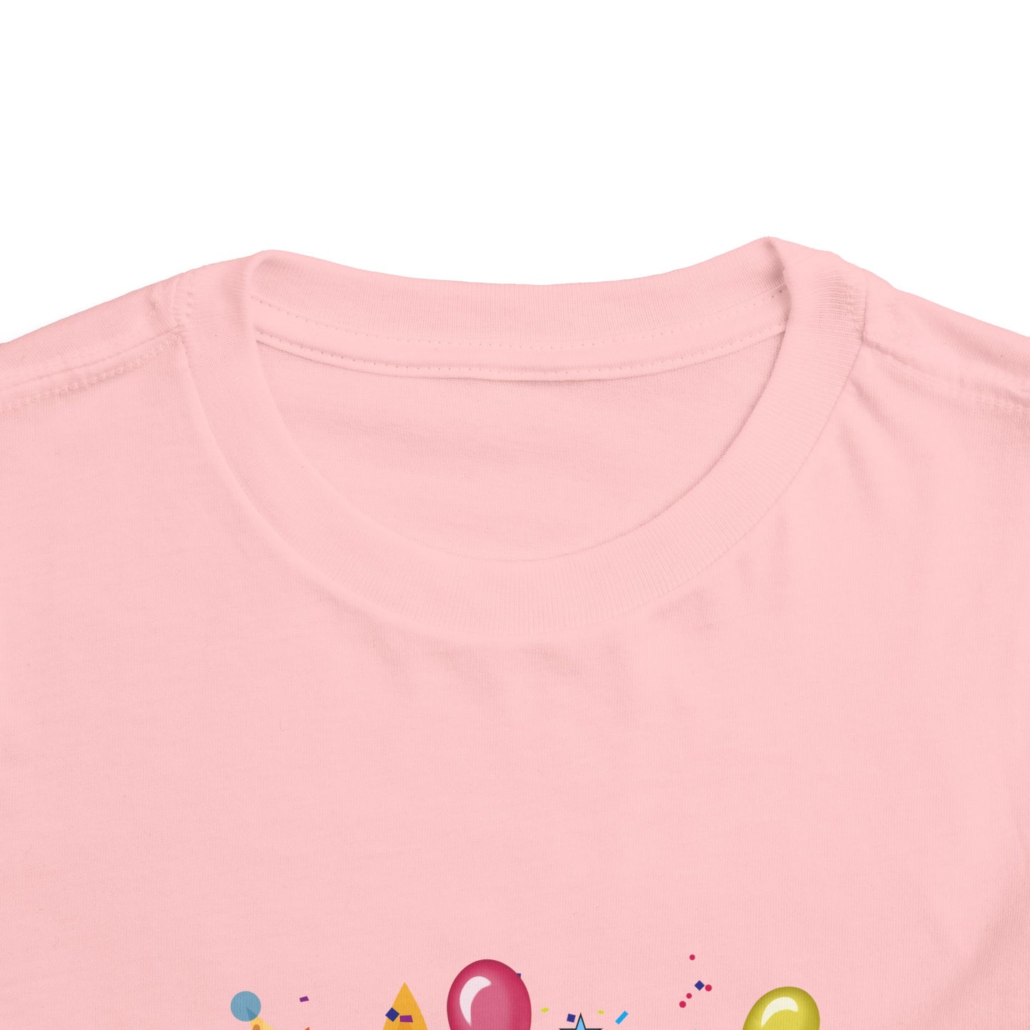 4th Birthday Toddler Short Sleeve Tee