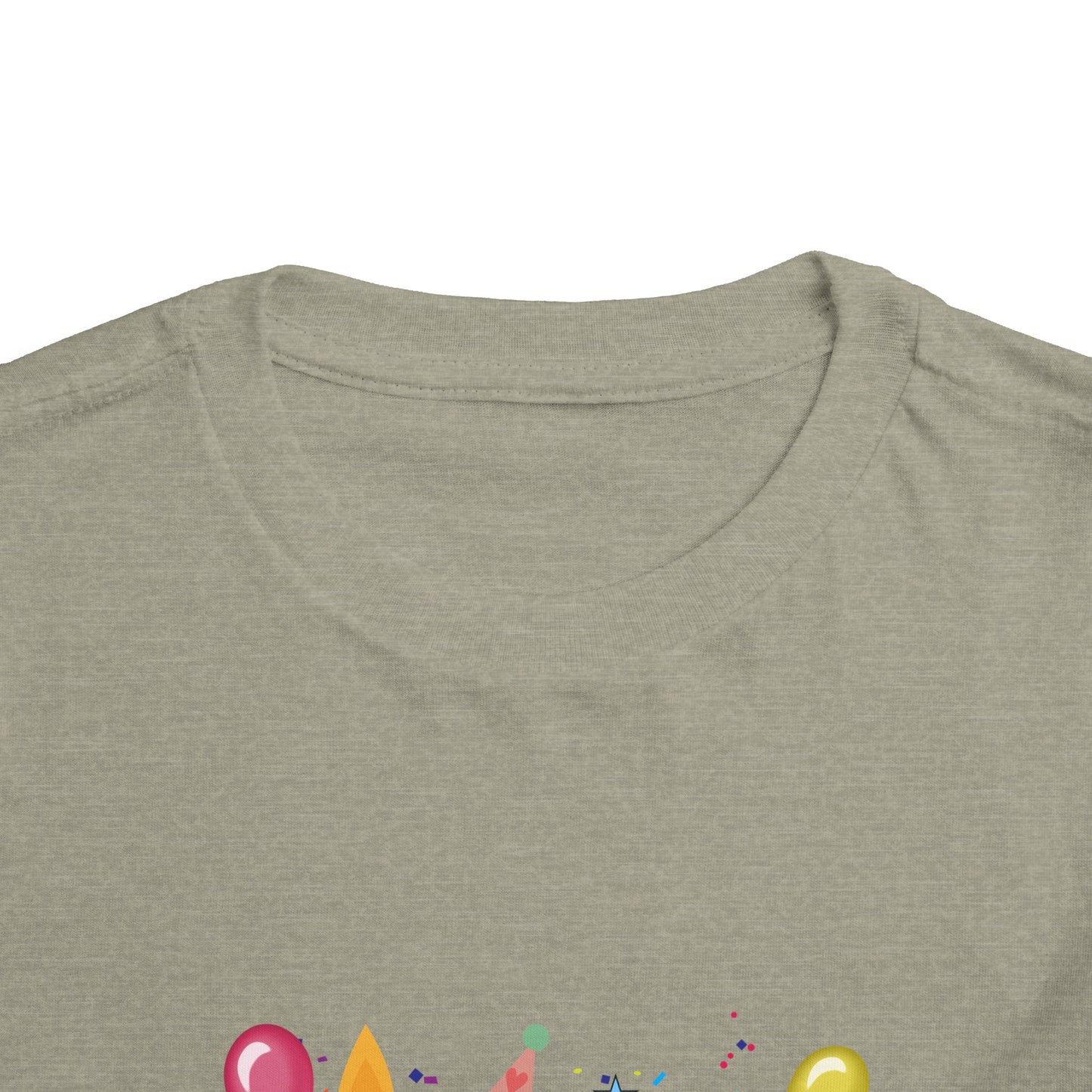 3rd Birthday Toddler Short Sleeve Tee