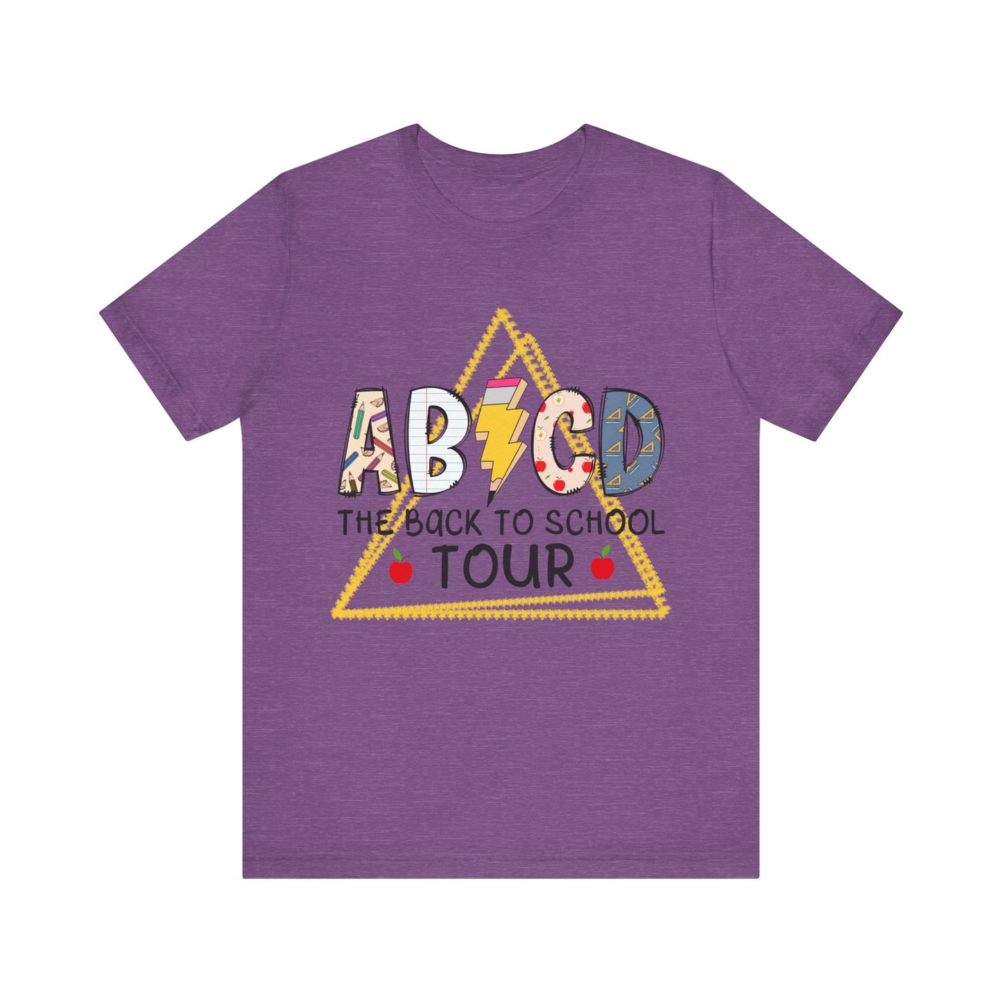 ABCD The Back to School Tour (front/back) Jersey Short Sleeve Tee