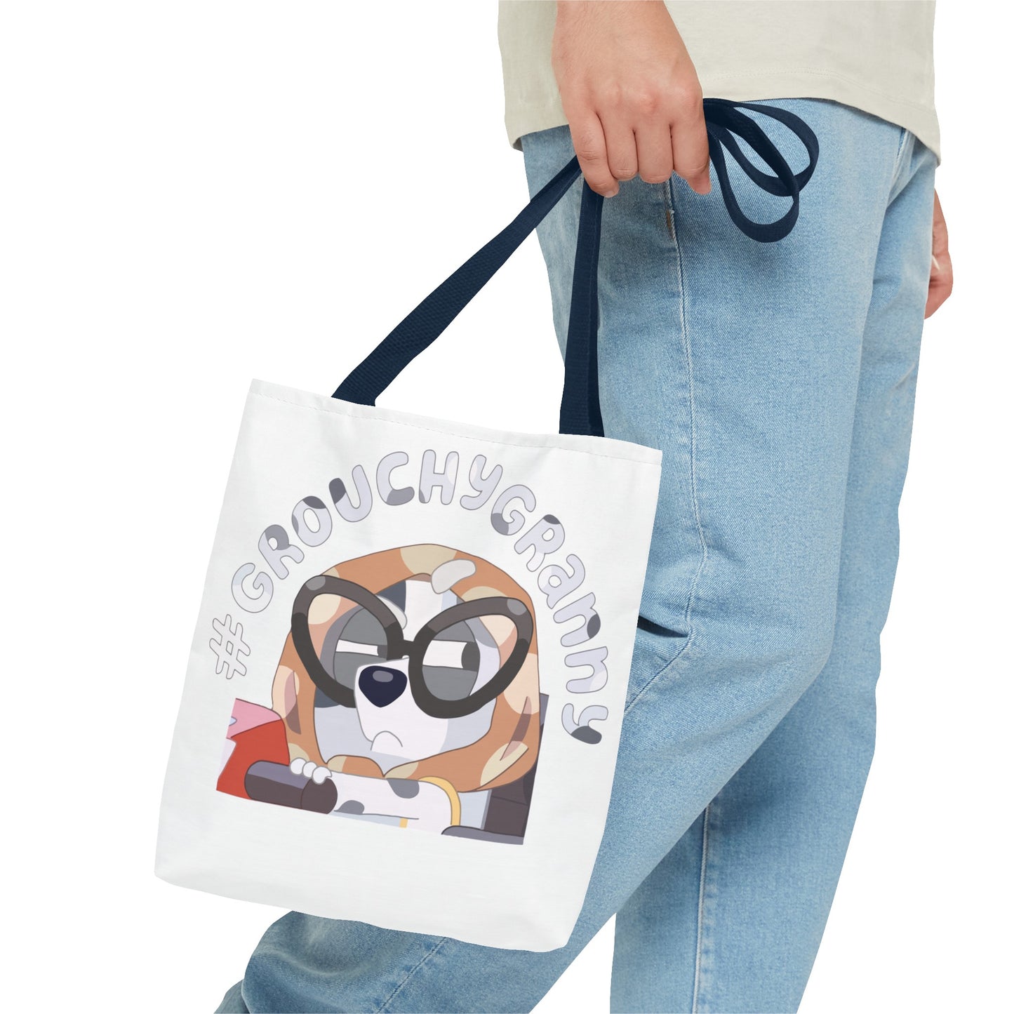 #GROUCHY GRANNY Tote Bag (AOP)