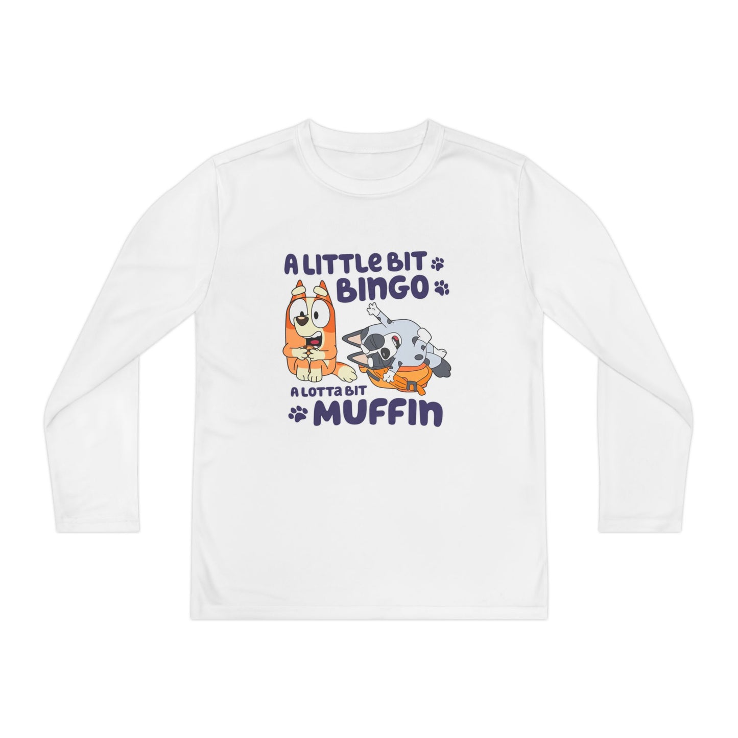 A Little Bit .. A Lot a bit Youth Long Sleeve Competitor Tee
