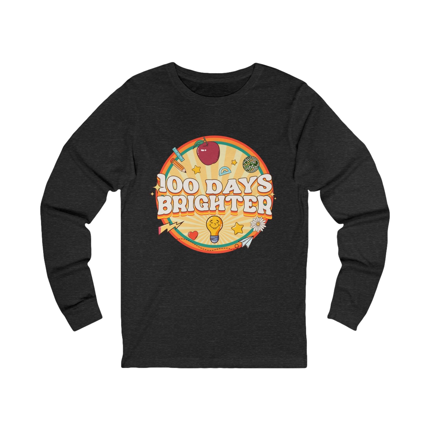 100 Days Brighter Jersey Long Sleeve Tee
