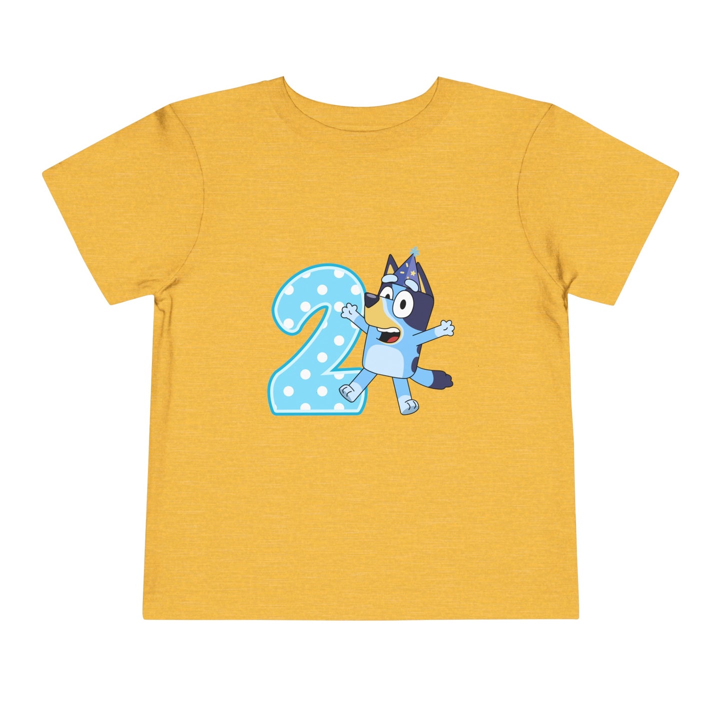 #2 Birthday Toddler Short Sleeve Tee