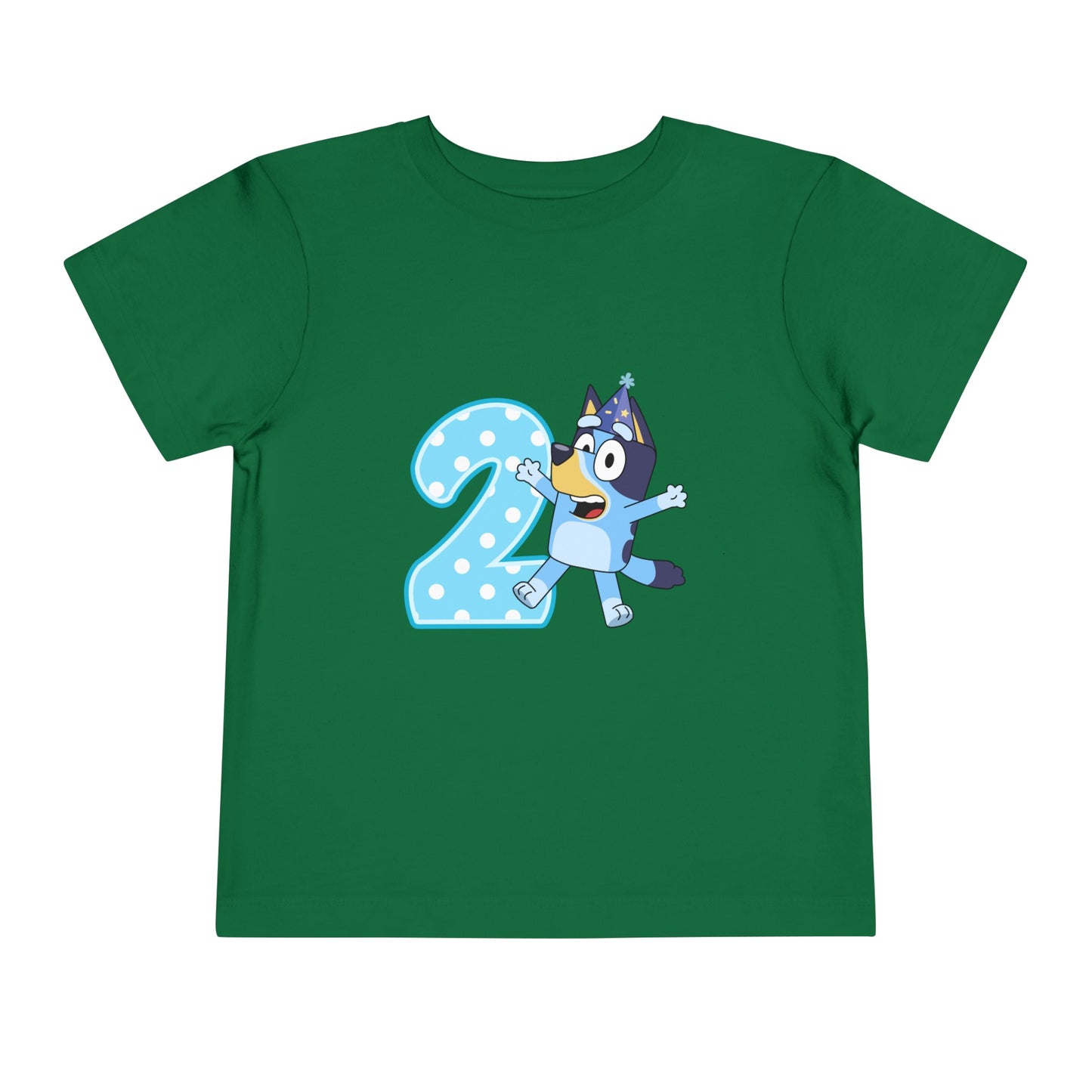 #2 Birthday Toddler Short Sleeve Tee