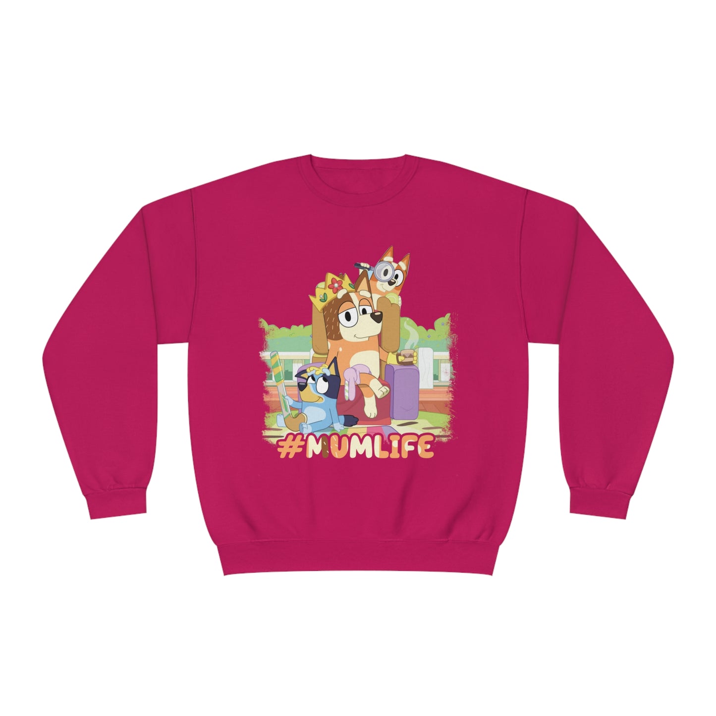 #Mumlife Bluey Crewneck Sweatshirt