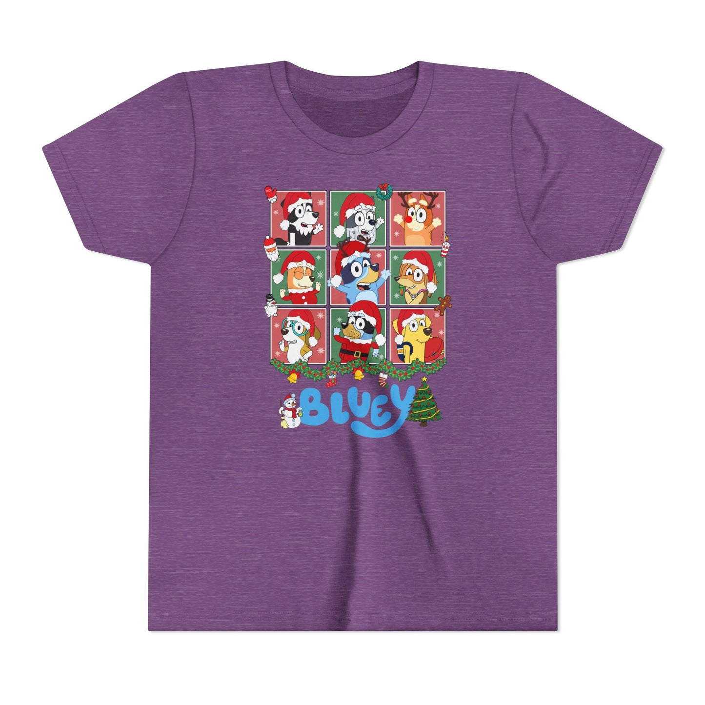 Christmas Polaroids Youth Short Sleeve Tee