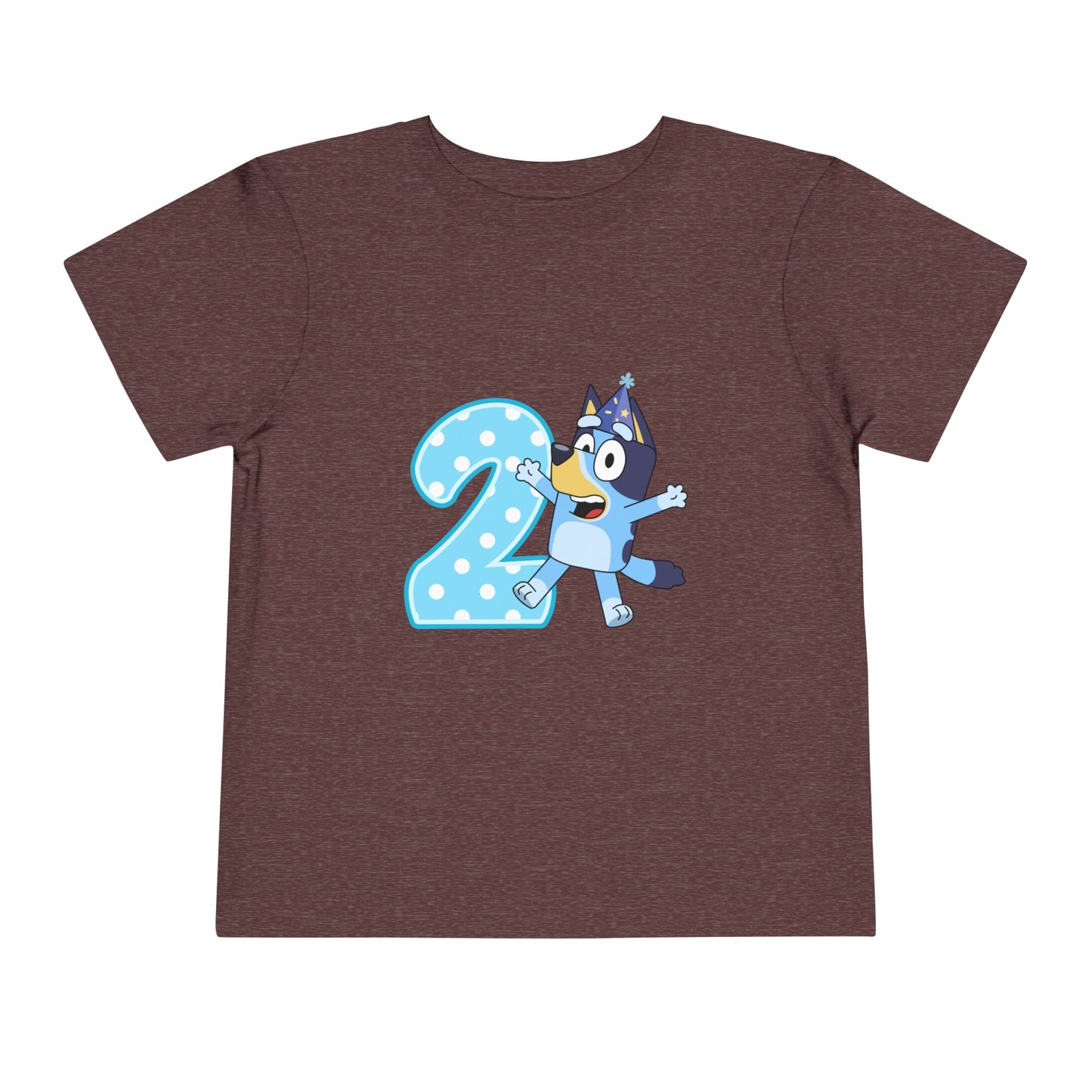 #2 Birthday Toddler Short Sleeve Tee