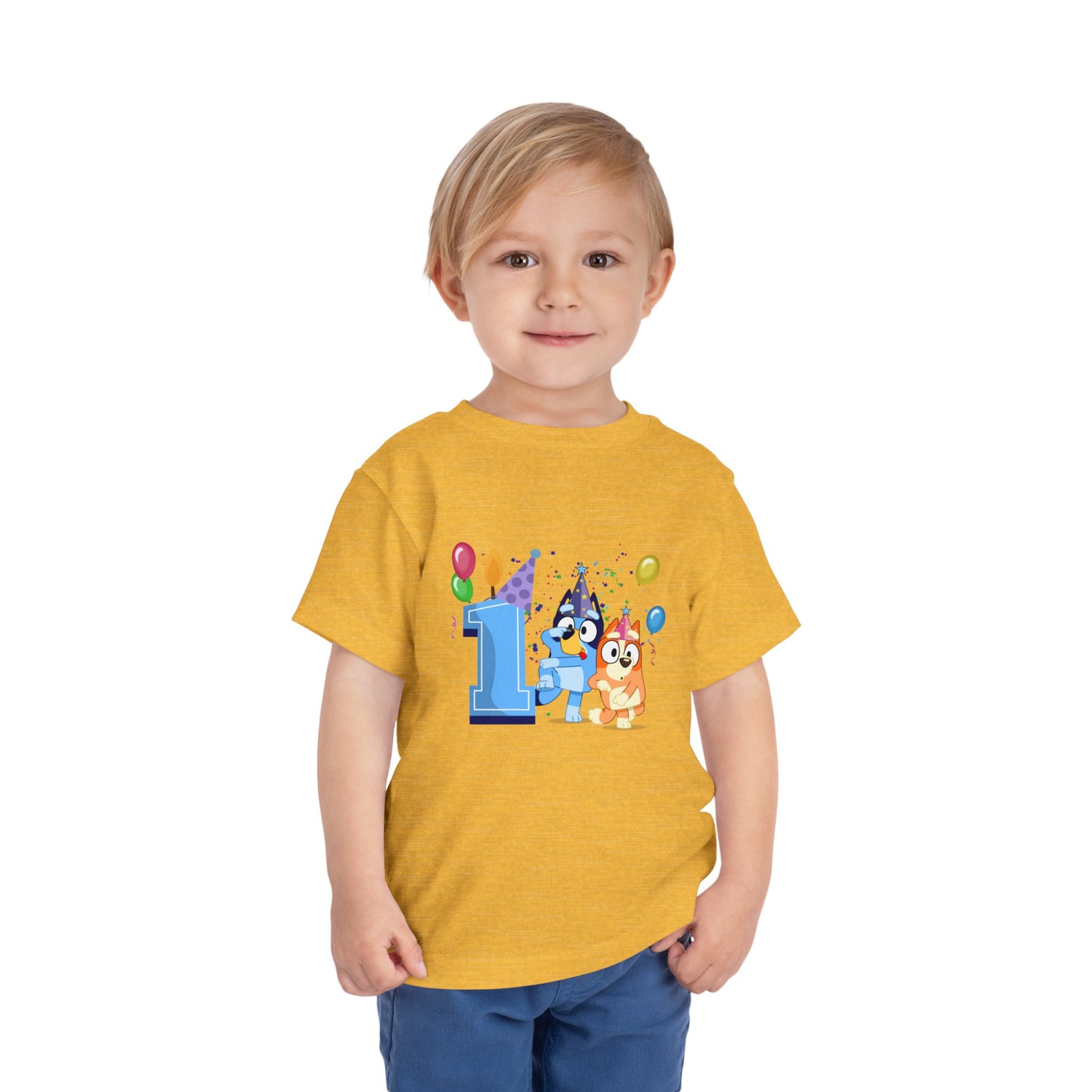 1st Birthday Toddler Short Sleeve Tee